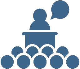 Pictogramme Conférence